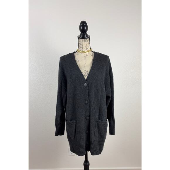 B45 Naadam Luxe Cashmere Grandpa Cardigan Womens S Scandi French Girl Capsule - Picture 4 of 10